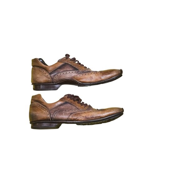 To Boot New York Mens 12 Brown Leather Brogue Shoes Vintage - Picture 3 of 5